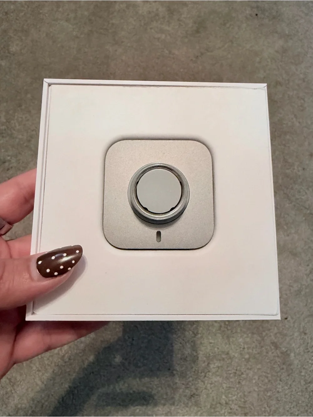Oura Silver Reflective Smart Ring